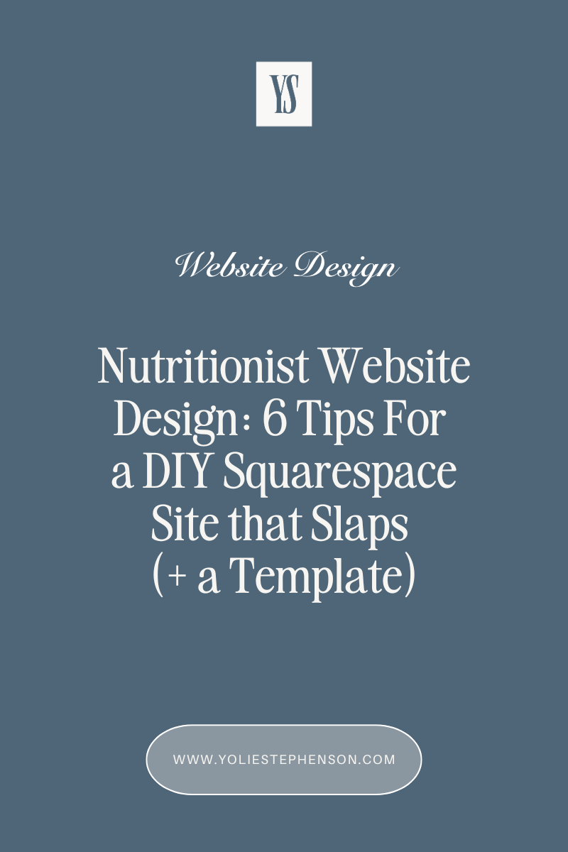 Nutritionist Website Design: 6 Tips For a DIY Site that Slaps (+ a Template)