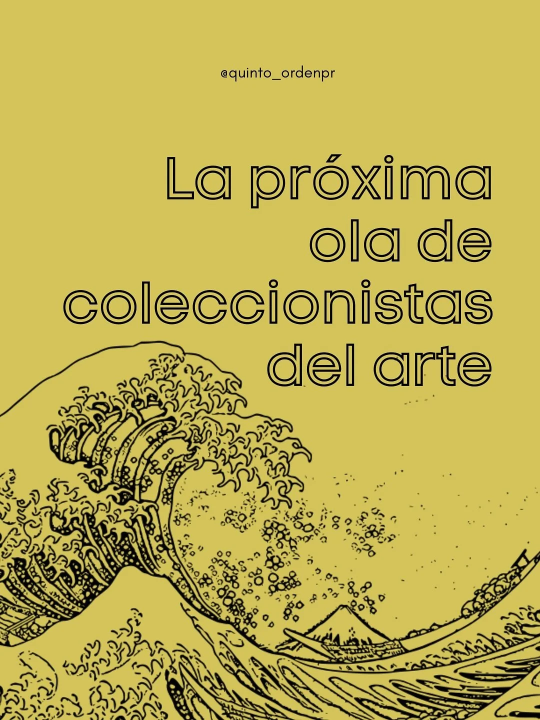 El coleccionismo est&aacute; cambiando: USD 84 billones pasar&aacute;n de Baby Boomers a Millennials y Gen Z. 🌍

&iquest;Quieres saber qu&eacute; significa esto para los artistas? 👉 Desliza el carrusel.