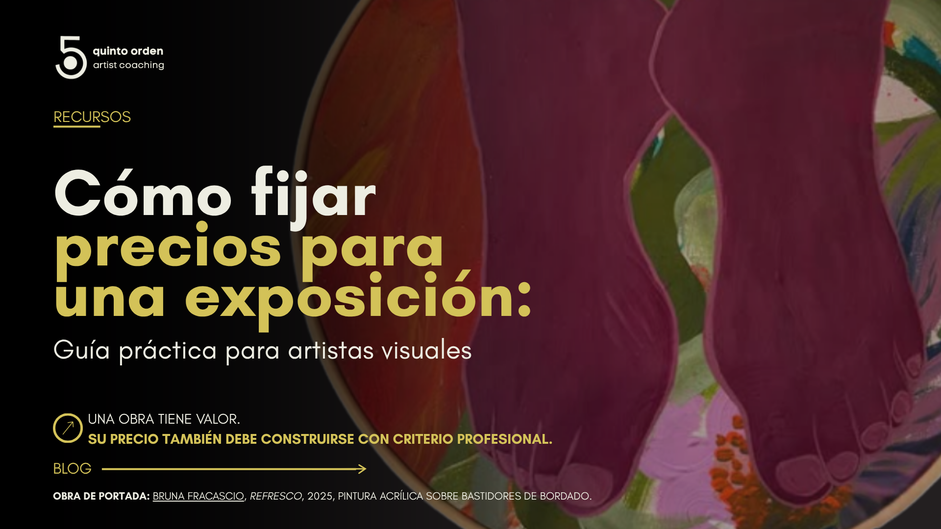 Cómo fijar precios para una exposición: guía práctica para artistas visuales