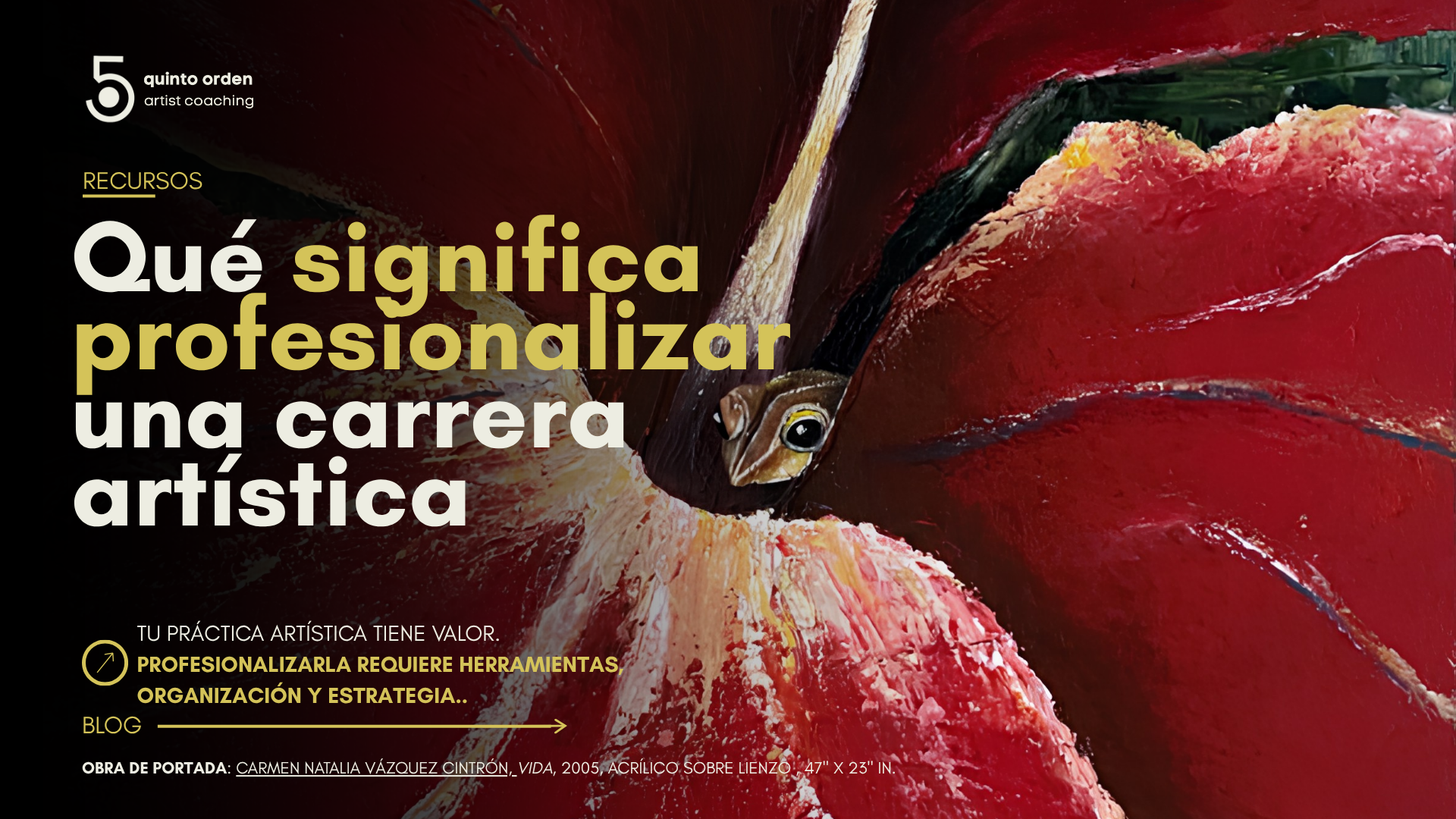 Qué significa profesionalizar una carrera artística