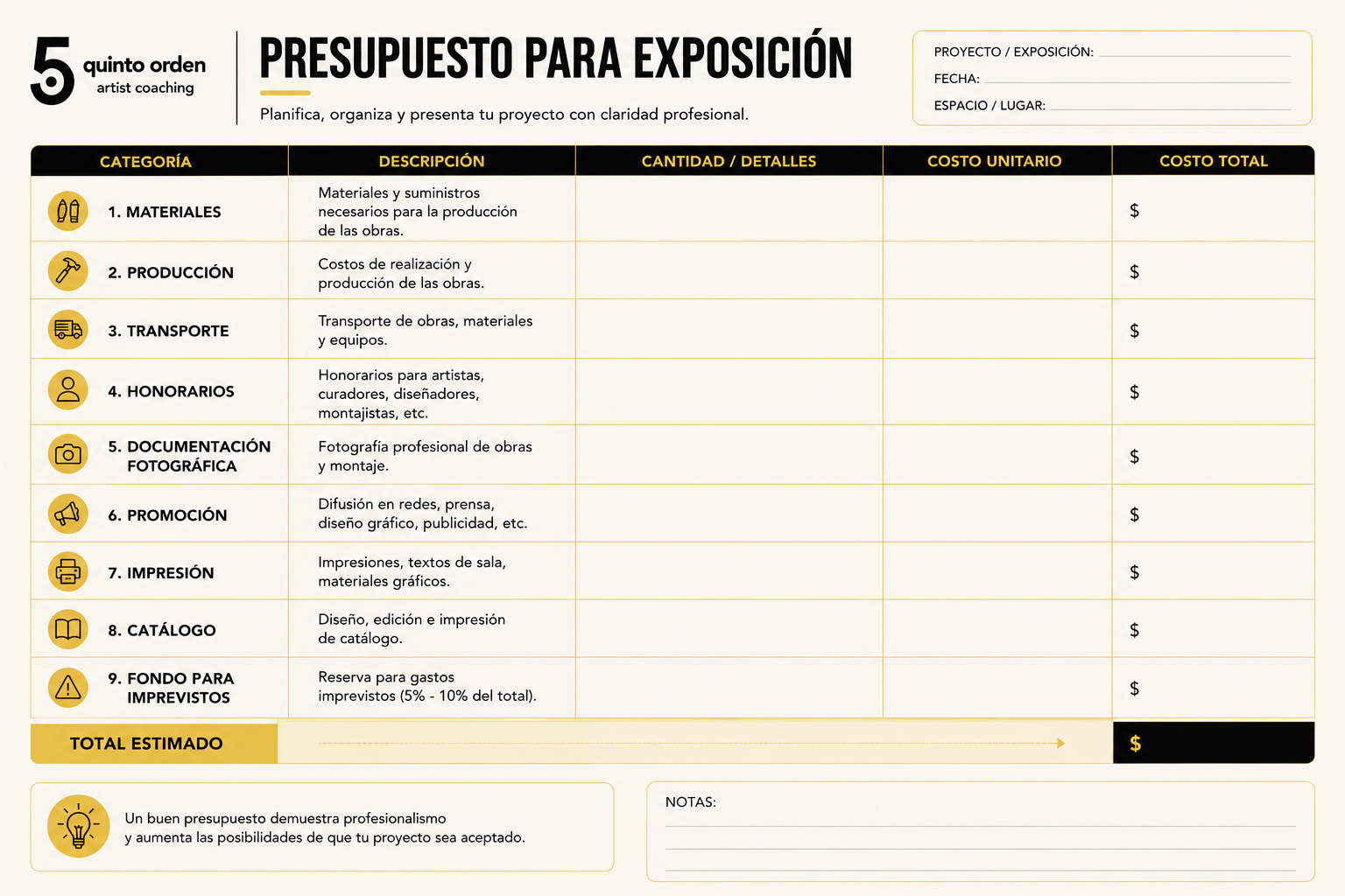 Calcula un presupuesto_Quinto Orden