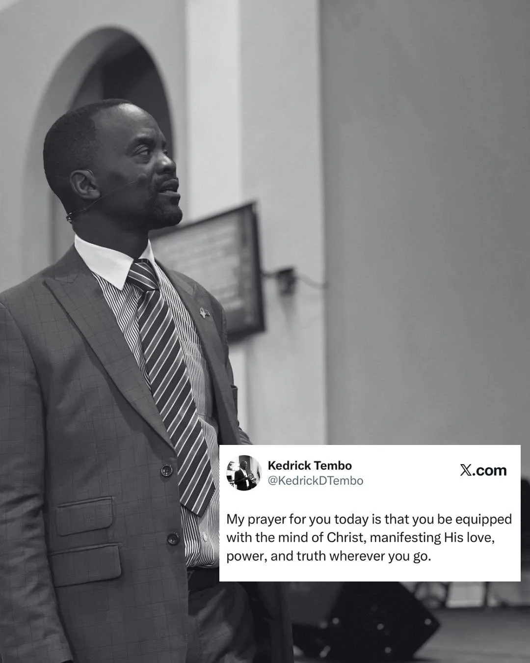 My prayer for you today is that you be equipped with the mind of Christ, manifesting His love, power, and truth wherever you go.

1 Peter 4:1 Forasmuch then as Christ hath suffered for us in the flesh, arm yourselves likewise with the same mind: for 