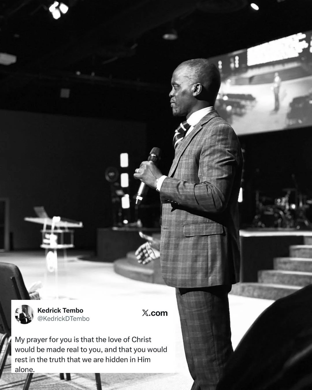 My prayer for you is that the love of Christ would be made real to you, and that you would rest in the truth that we are hidden in Him alone.

Colossians 3:3 For ye are dead, and your life is hid with Christ in God.