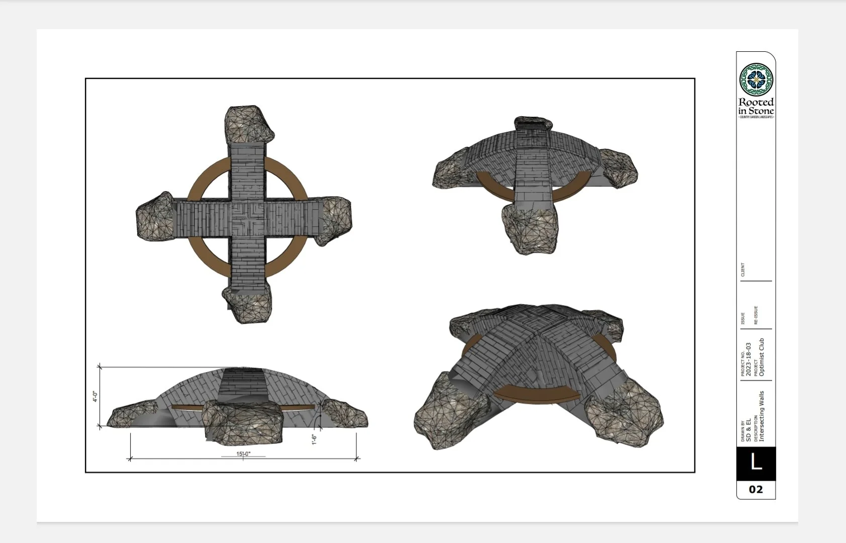 Stone Bench - Orangeville Optimist Club