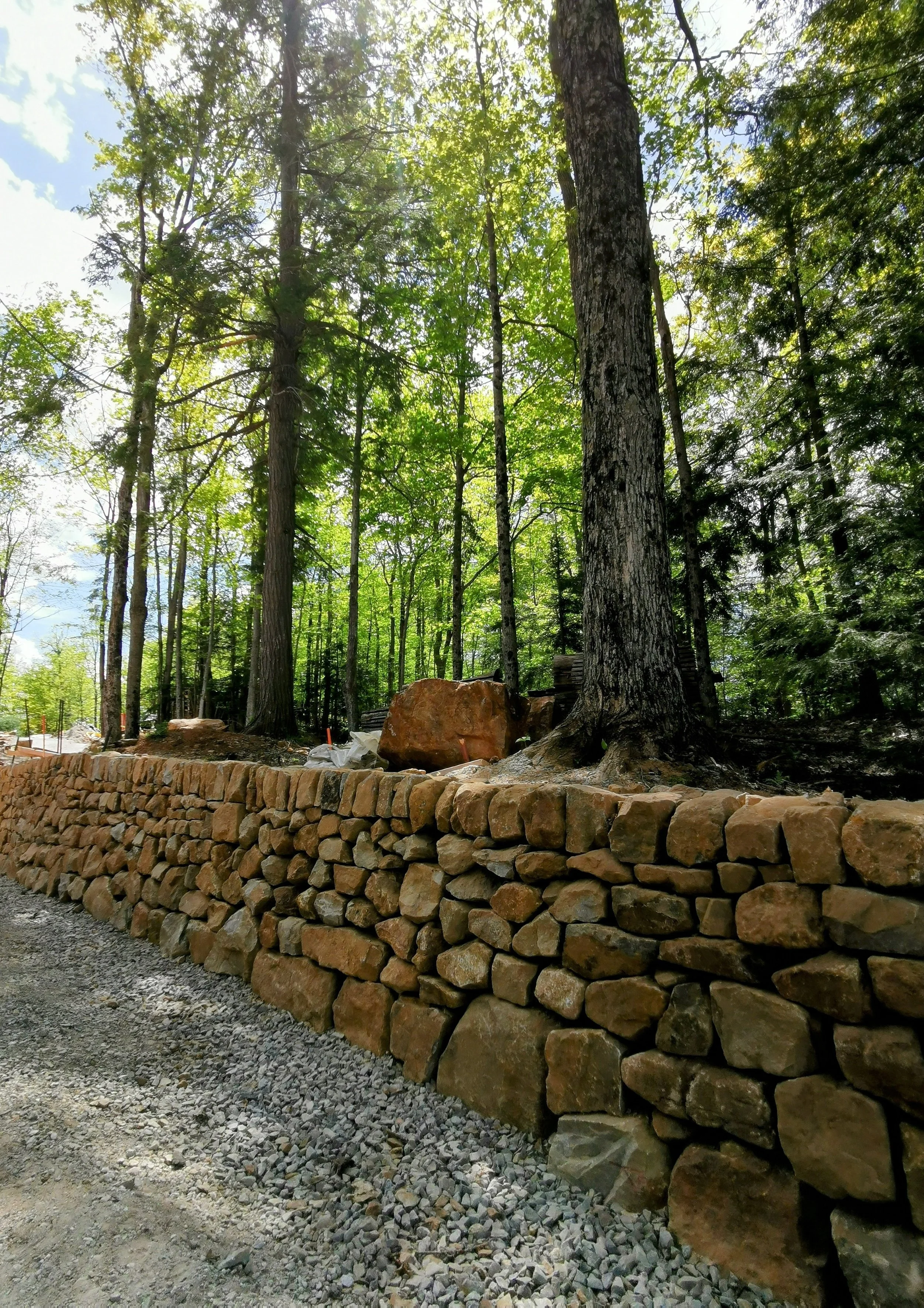 Bob's Lake Retaining walls