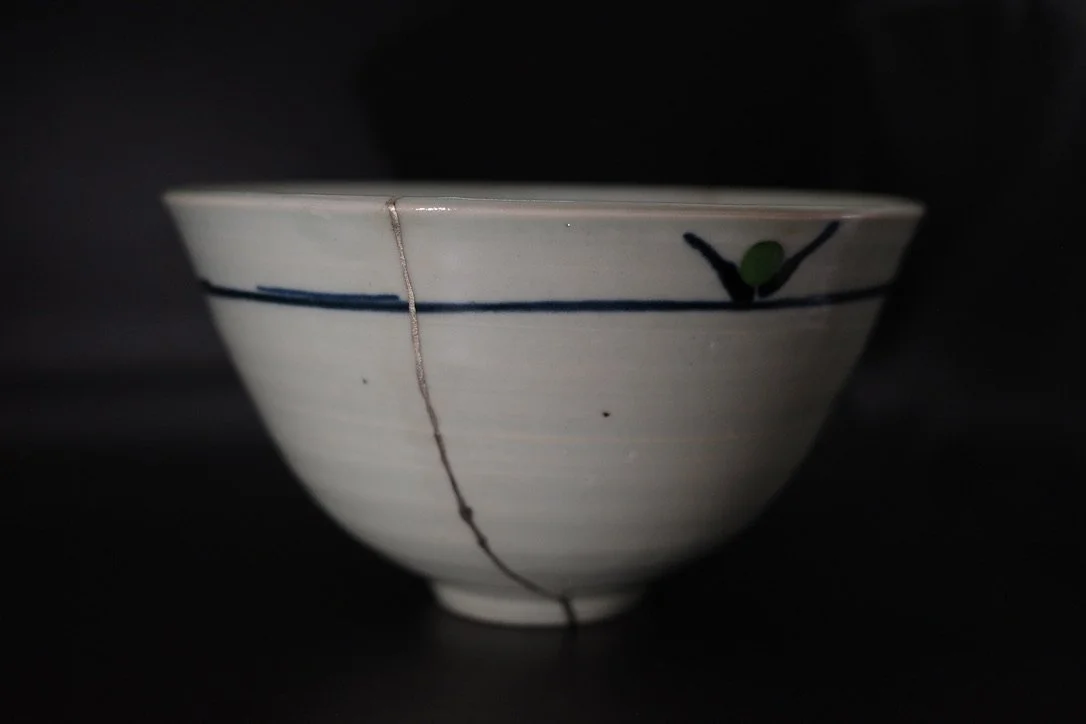 Traditional Kintsugi with tin