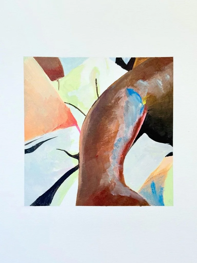 Sketch, 2025, Acrylic on paper, 14cm x 14cm