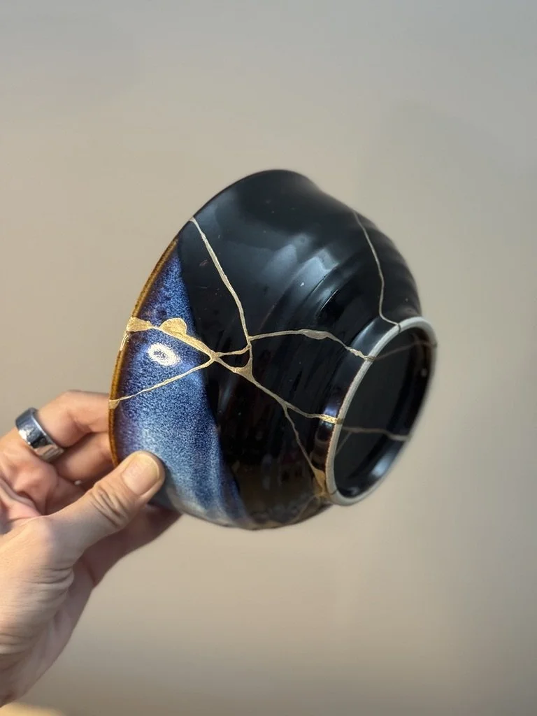 Modern Kintsugi with Brass