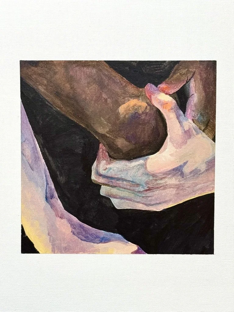 Sketch, 2025, Acrylic on paper, 14cm x 14cm