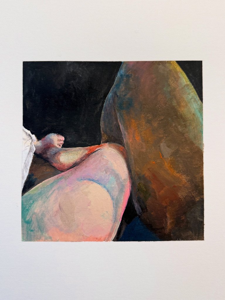 Sketch, 2025, Acrylic on paper, 14cm x 14cm