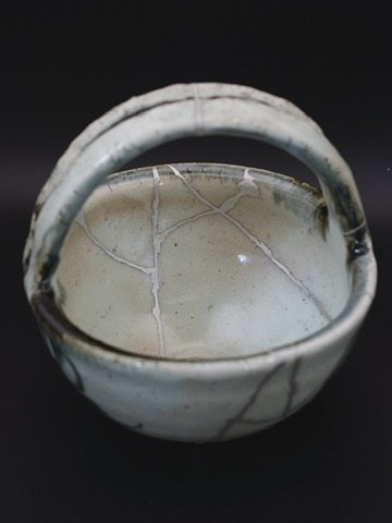 Traditional Kintsugi with silver