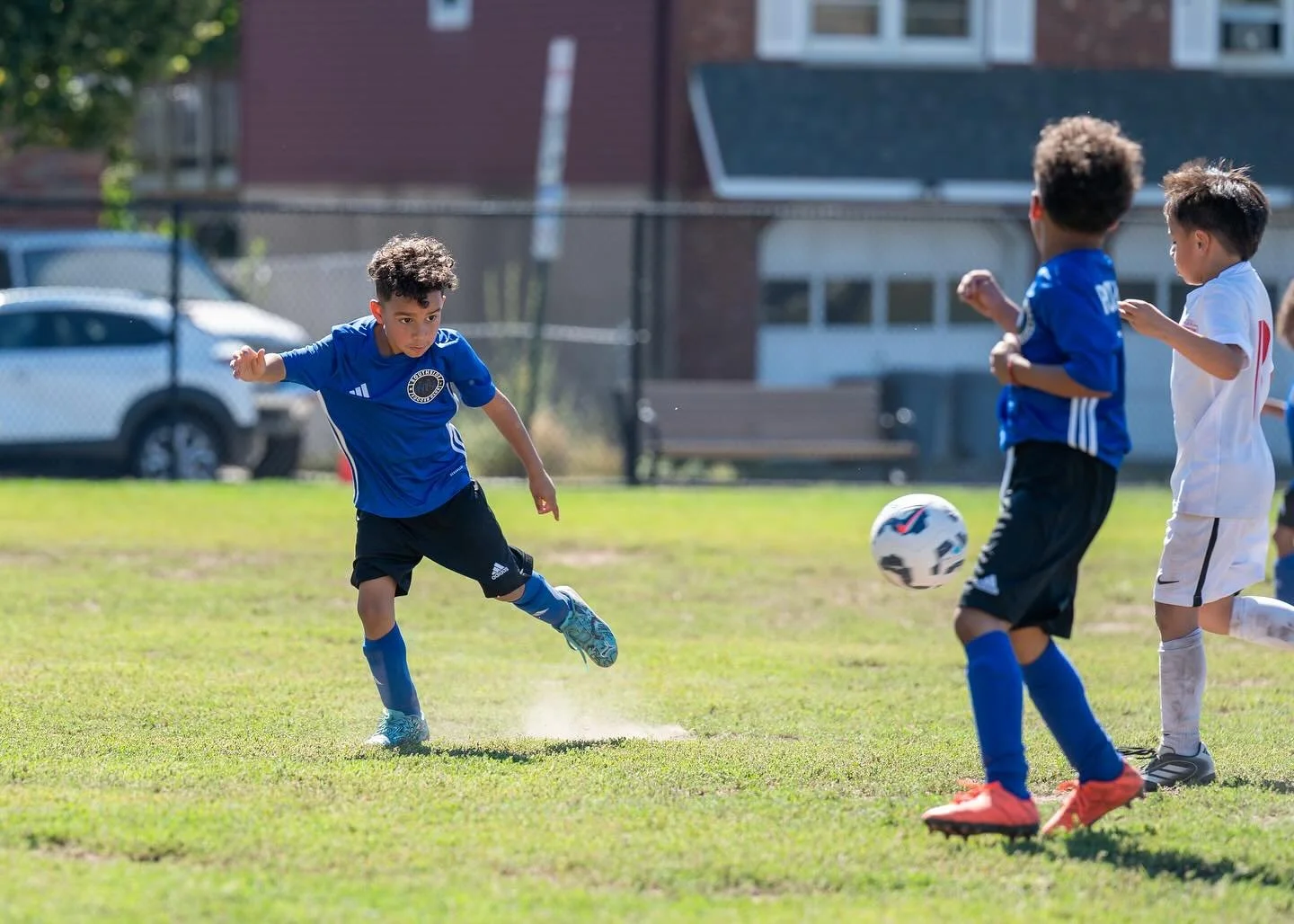 U8 Boys White! Led by Coach Christopher, these young athletes are making waves with an incredible comeback! With 2 Wins, 2 Losses, and 1 Draw, they're showing the league exactly what our 2018 Boys are made of. Keep up the amazing work champs! ⚽️📣

#