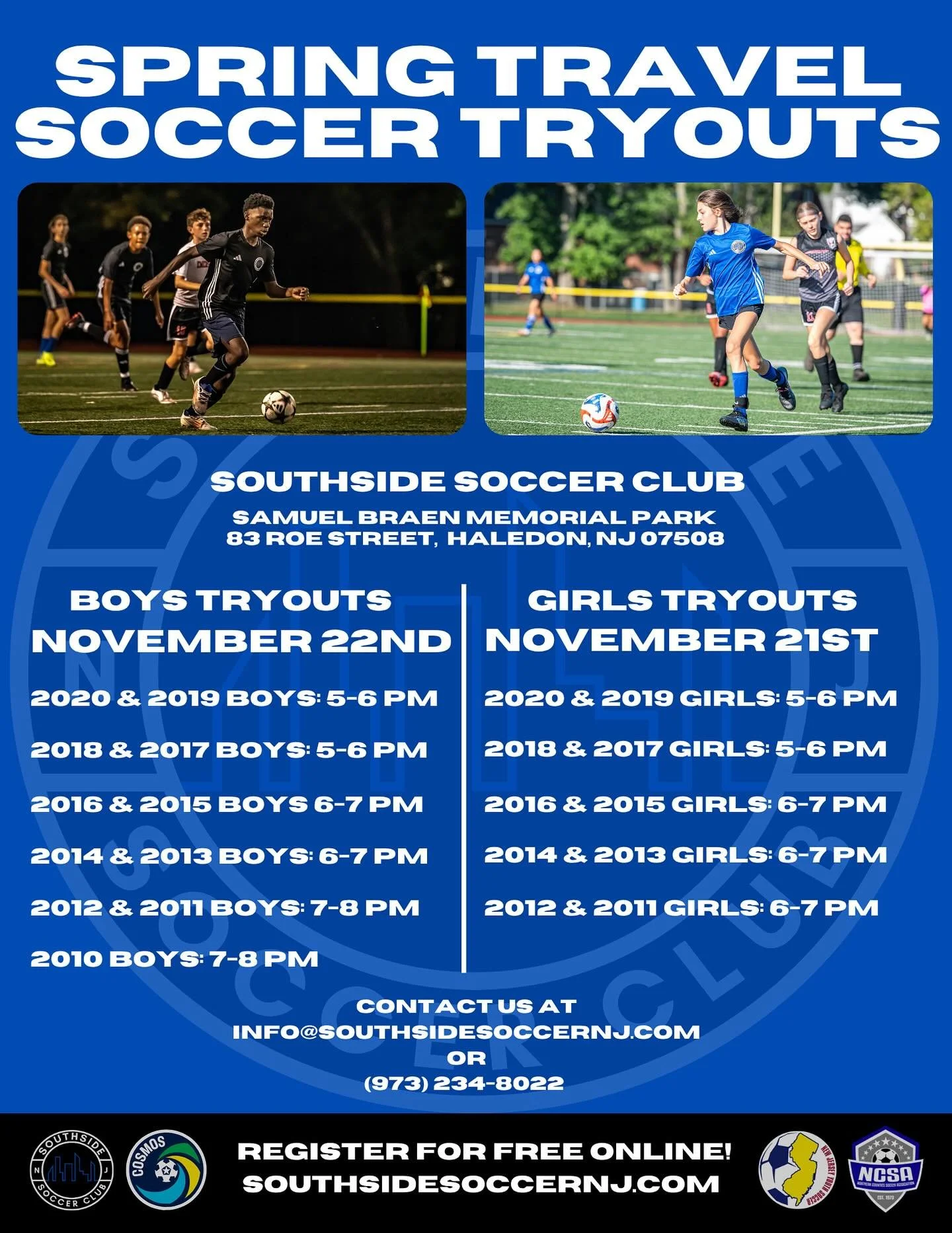 🚨Exciting News‼️Tryouts are happening again &mdash; don&rsquo;t miss your shot to join a community that truly has your back. This is your moment! Sign up NOW for FREE &mdash; just click the link in bio 🔗 ⬆️ and get ready!⚽️

#Haledon #NorthHaledon 