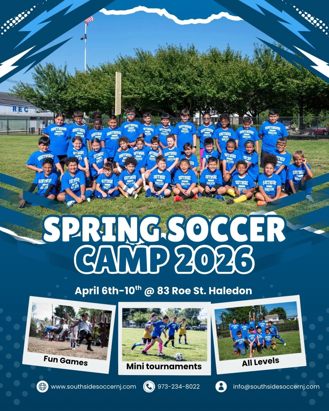 What are YOU doing this Spring Break?! 👀⚽️☀️

Don&rsquo;t sit around&mdash;come be part of the action at our Spring Break Soccer Camp!

🔥 Play the game you love
🔥 Compete, learn, and level up
🔥 Make new friends &amp; build that team vibe
🔥 All l