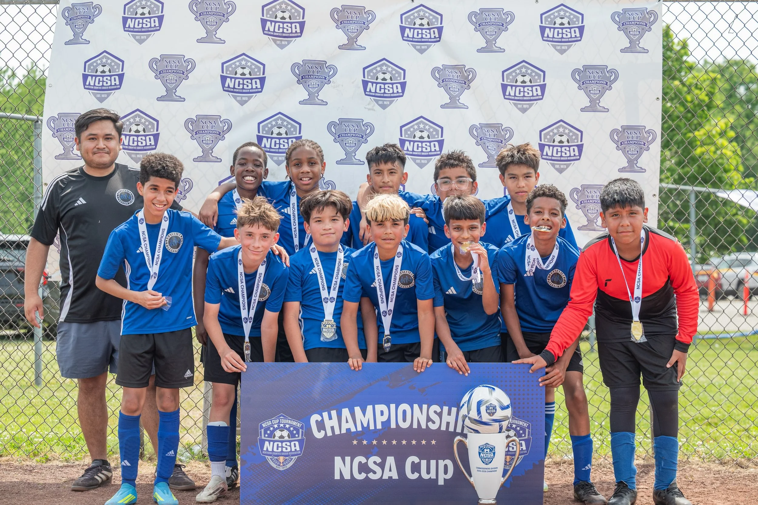 🏆 CHAMPIONS! ⚽️ &iexcl;CAMPEONES! 🏆

History made.

Our 2014 Boys become the first team in Southside history to win the NCSA Cup! Through hard work, heart, determination, and brotherhood, these boys earned every moment of this achievement.

This wa