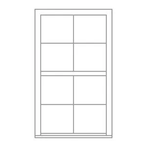 French Country Grid Windows