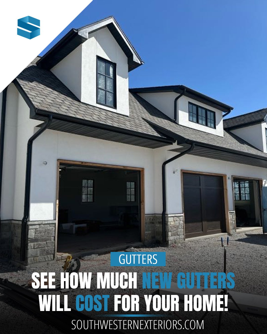 Curious what new gutters will cost for your home? 👀
We make it easy to get a free &amp; accurate estimate right from our website.
Protect your foundation, landscaping, and exterior with a gutter system built to perform.
-
Get started at the link in 