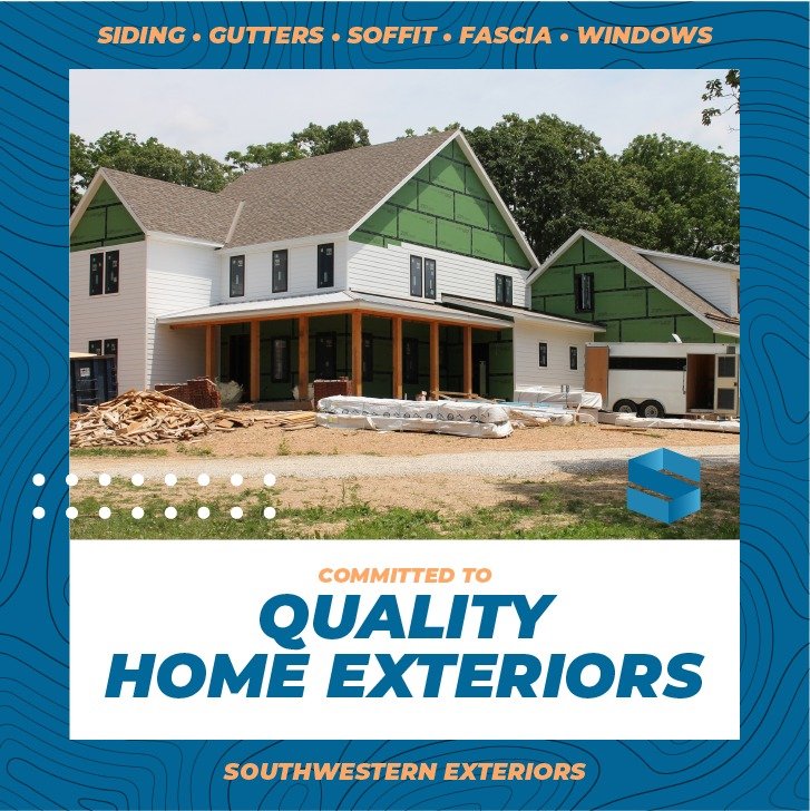 At Southwestern Exteriors, we make homes look better and perform better. From siding, soffit, fascia, gutters, windows, and doors, our team delivers craftsmanship you can see&mdash;and protection you can count on. 💪

✅ Quality work
✅ Reliable crews
