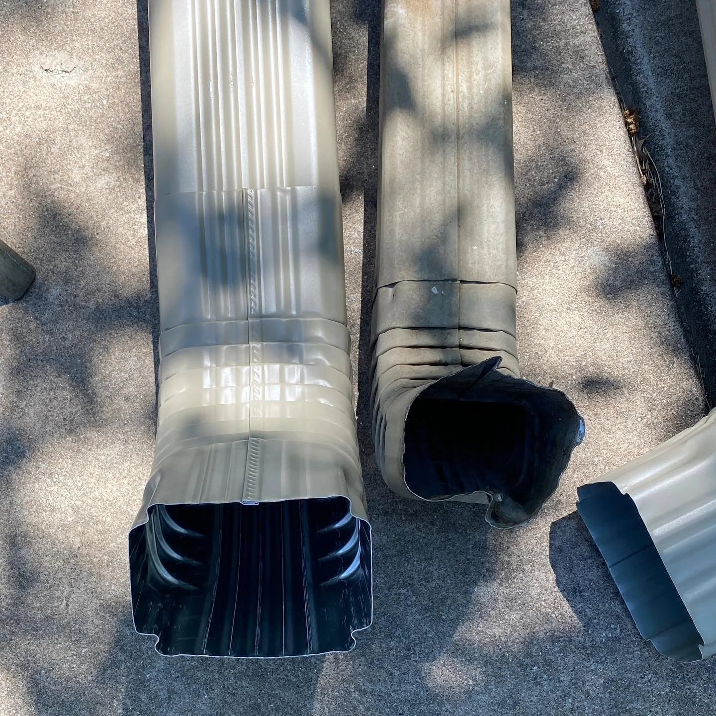 DID YOU KNOW?!
Gutters and downspouts come in a variety of sizes and profiles.
-
A recent home we worked on was having issues with water over spilling the gutters. No clogs, no debris buildup. Simply put, the gutters were just too small for the home 