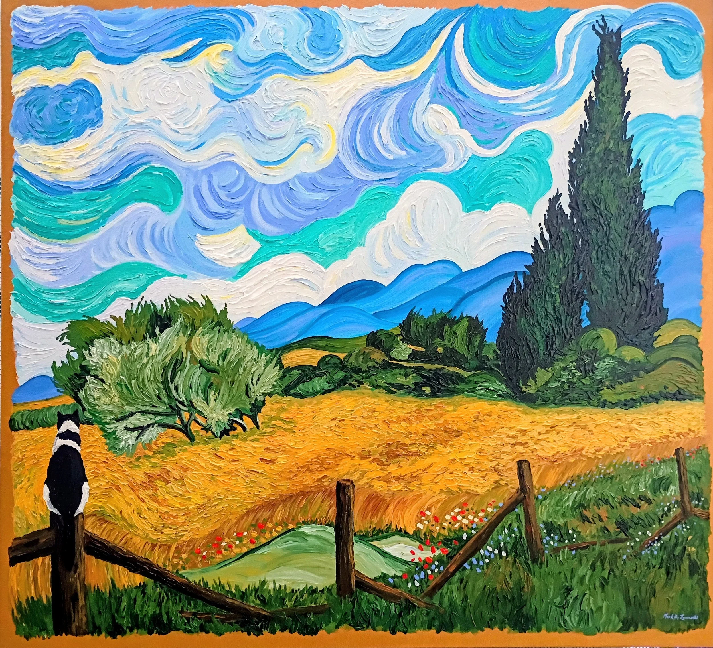 Wheat Field with Cypresses and Cat_2026_Companions.jpg