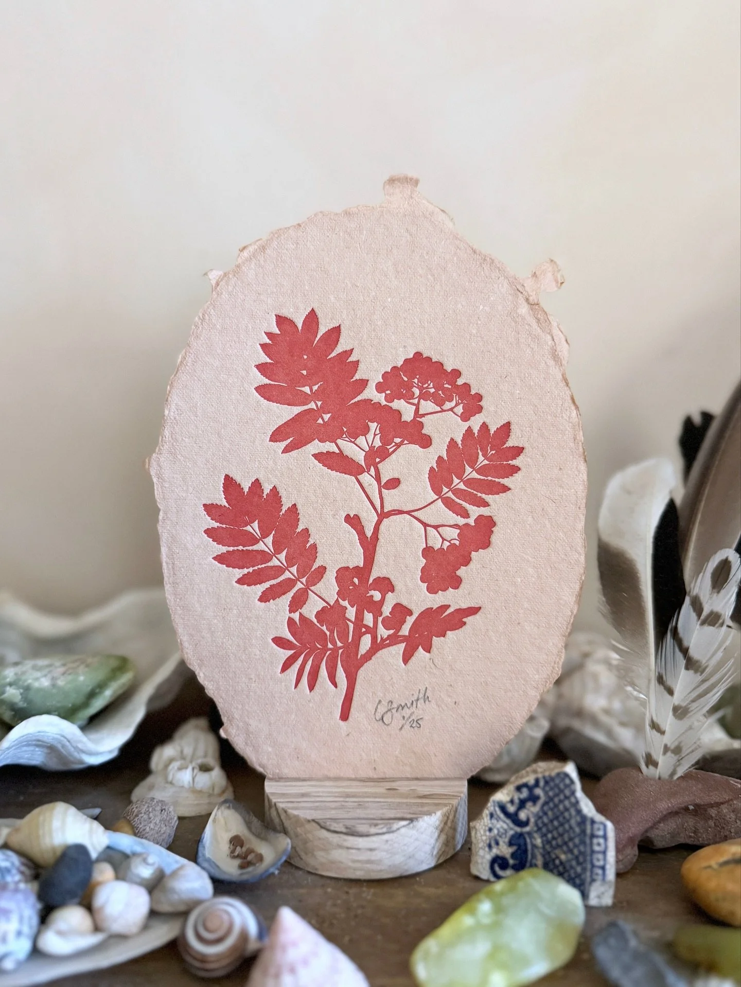 Here it is! This lovely Rowan print is the first of my creations that will be heading out to my new Patreon Subscribers 😆

Subscribers to the &lsquo;Create&rsquo; tier will receive monthly deliveries of real-life, hold-in-your-hand loveliness in the