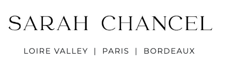 Logo de Sarah Chancel avec les emplacements Loire Valley, Paris, Bordeaux