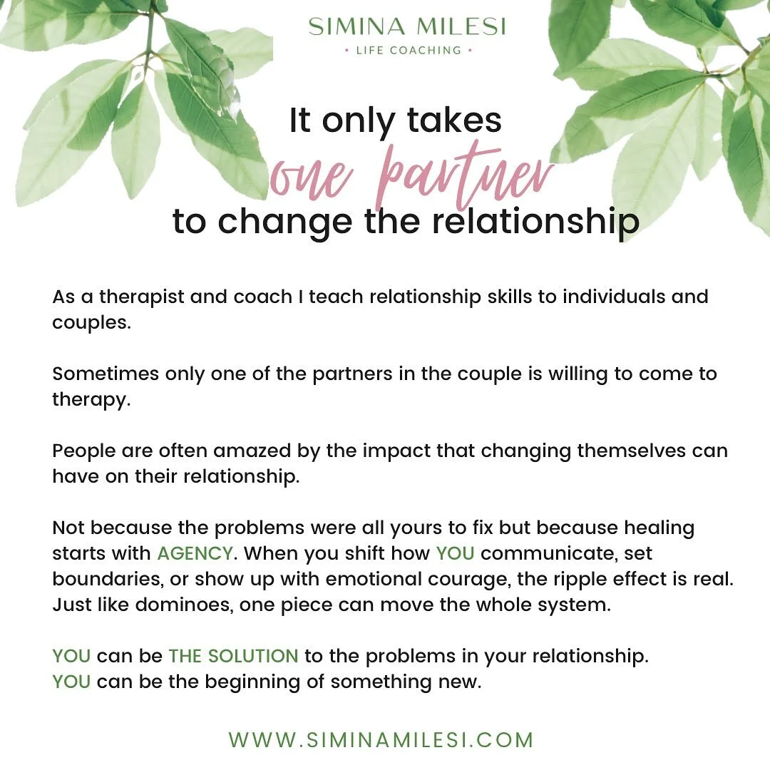 Ready to explore how your own growth can transform your relationship? Drop a 💬 below or DM me to start your journey. Individual coaching can be the most powerful relationship work you&rsquo;ll ever do.