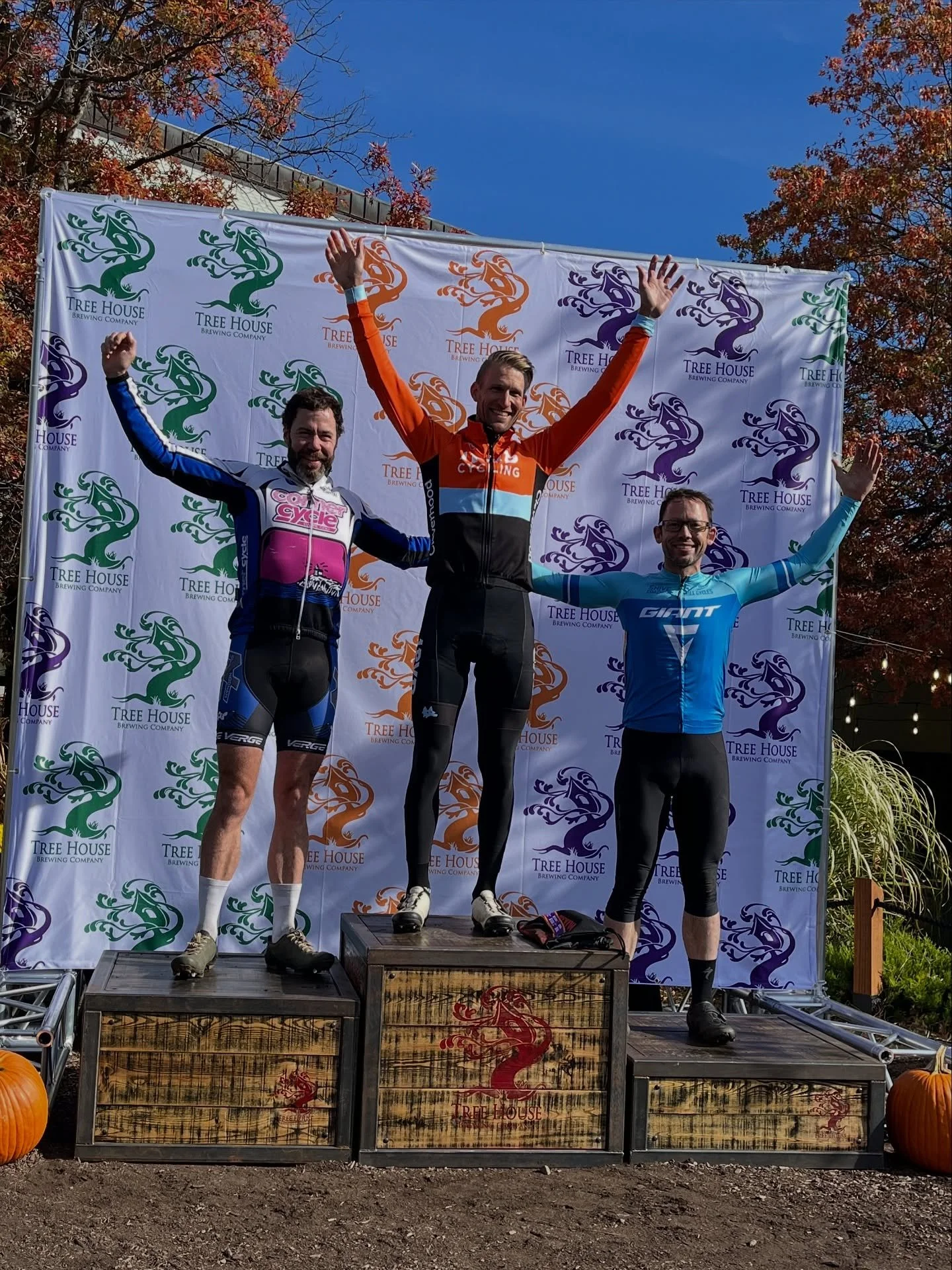 Great weekend of racing at @thcx_race.  Podium finish with my teammate and training partner @carlreglar! 

@baxcycles 
@vergesport