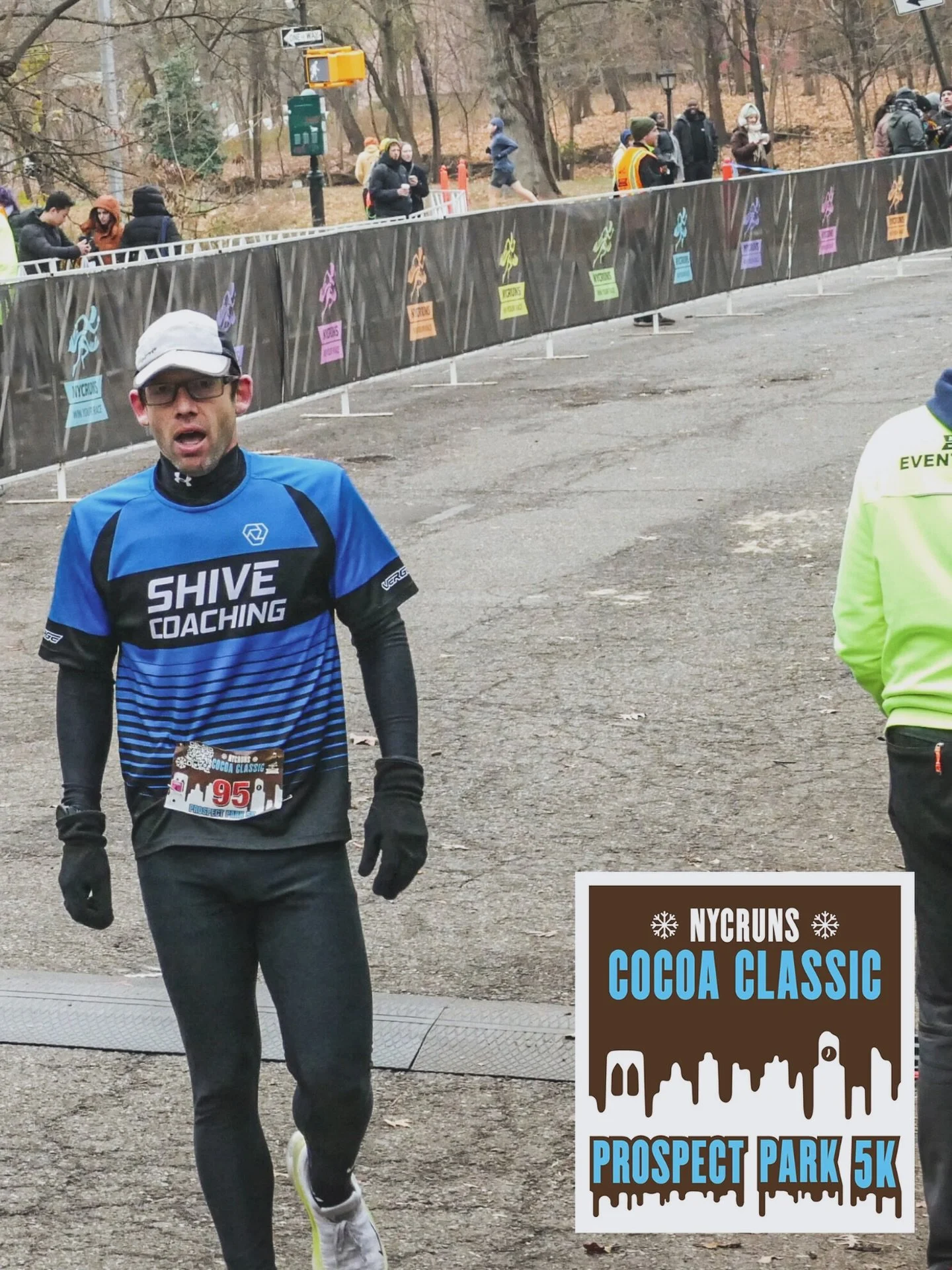 Racing at Prospect Park without a bike!  The biggest difference for me is the breathing.  On a bike I can draft to try and catch my breath, with running not so much.