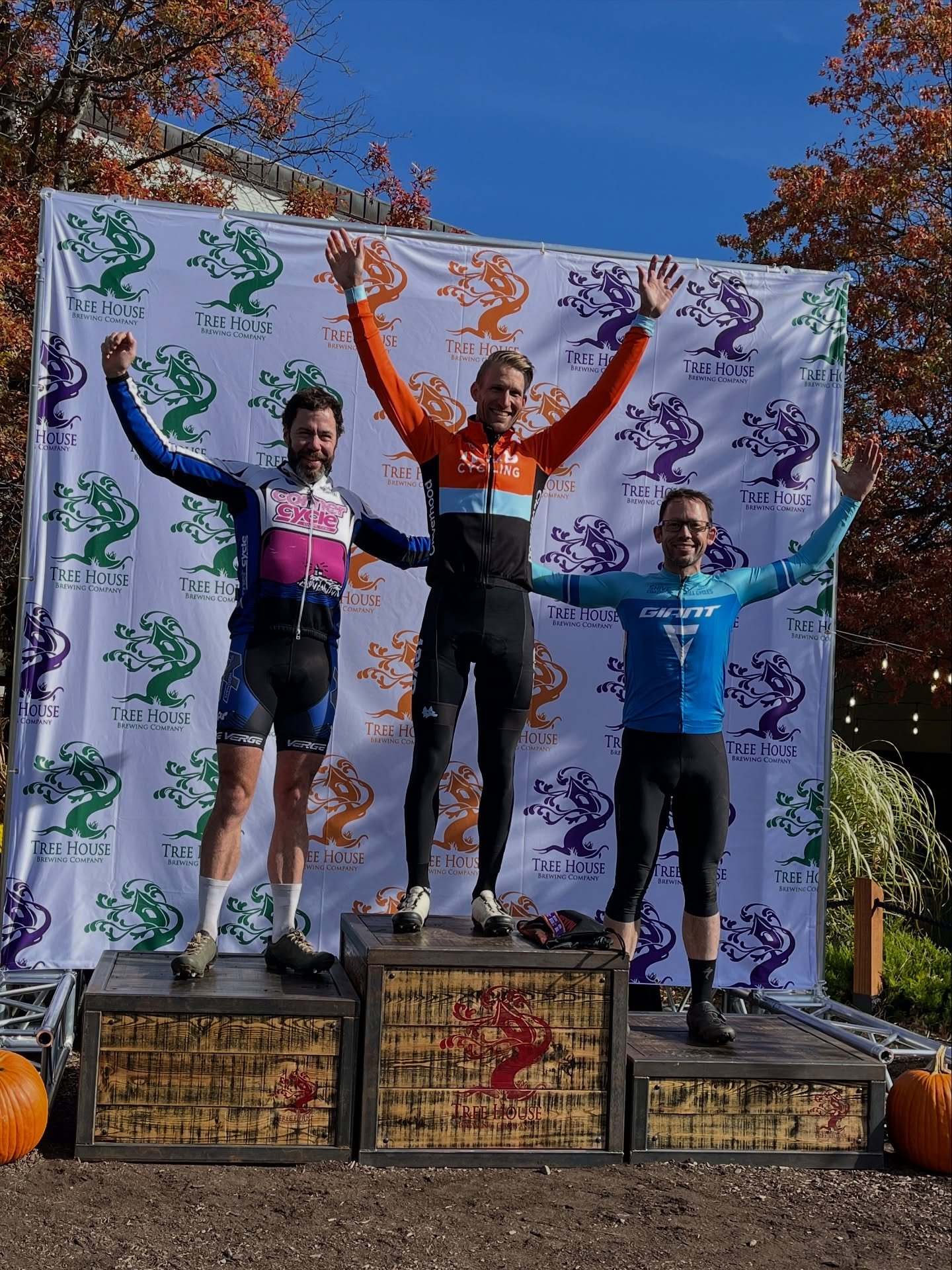 Great weekend of racing at @thcx_race.  Podium finish with my teammate and training partner @carlreglar! 

@baxcycles 
@vergesport