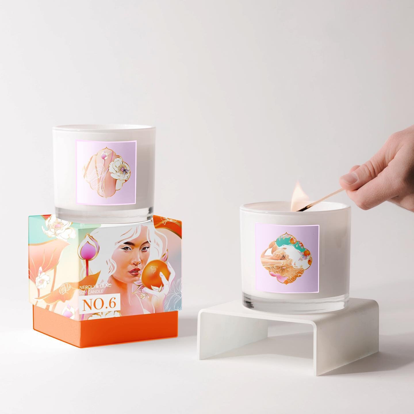 Luxury packaging concepts from my latest &lsquo;Natural Alchemy&rsquo; collection.✨🍊🌸

I always love re-using decorative candles once they&rsquo;ve burnt out, I use the jars for everything from makeup brush holders to vases. What&rsquo;s your favou