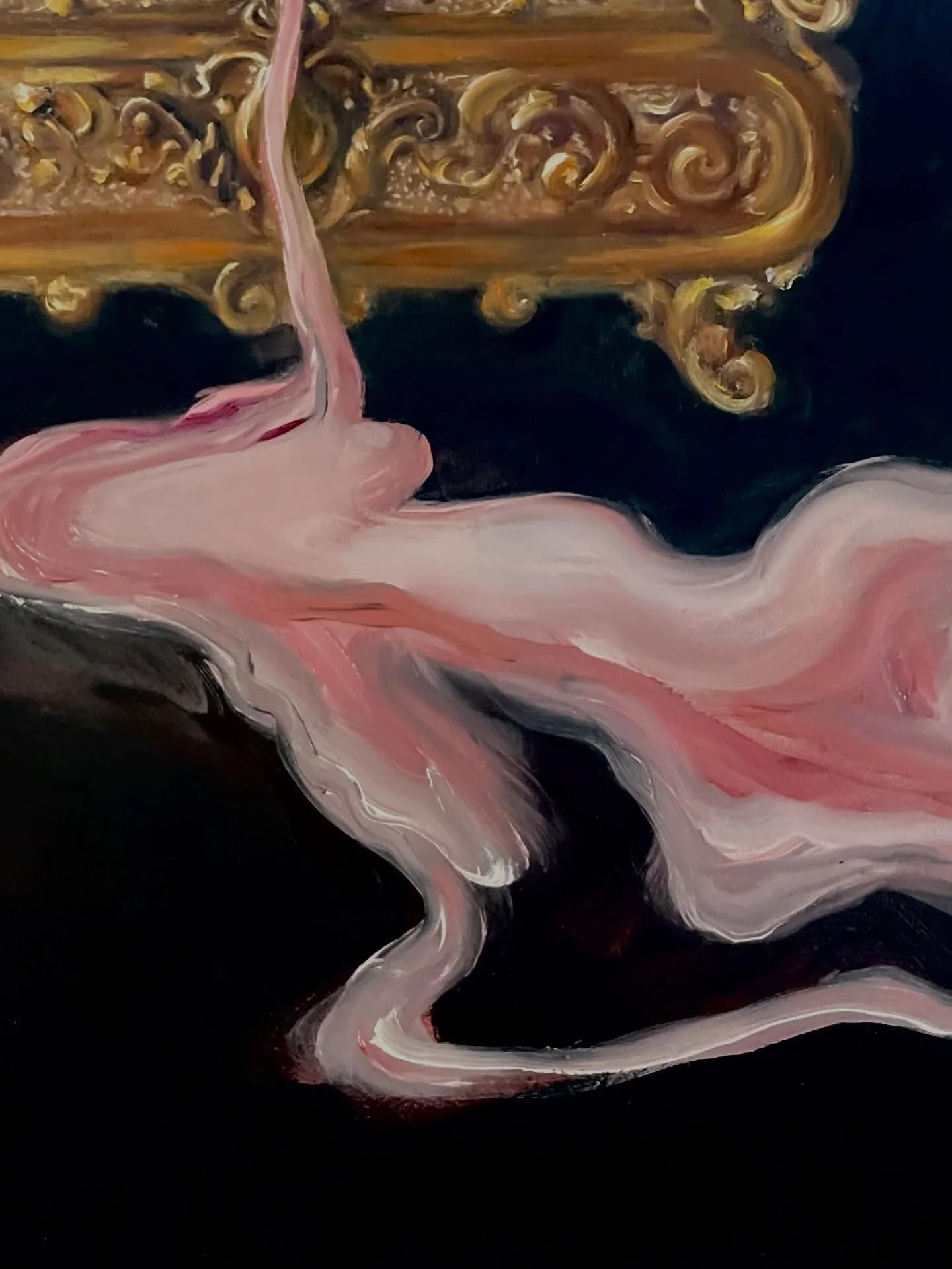 Final Throes&hellip; 🗝️🦢🪉

#oilpainting #surrealism #darkart