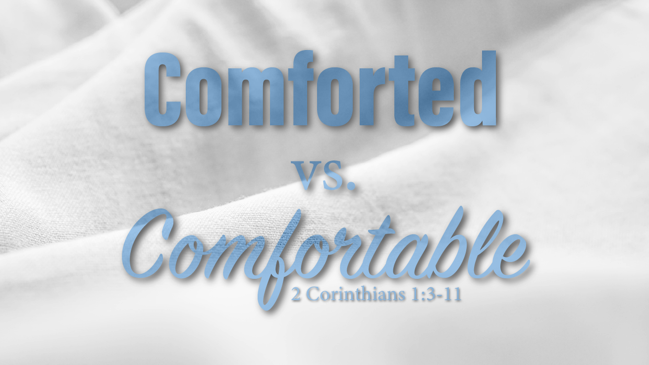 Comforted vs. Comfortable