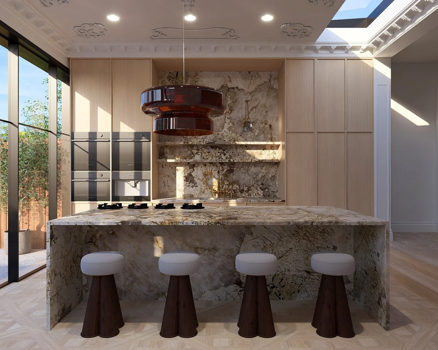 We loved working on the 3D renders for @49_rg - a stunning Edwardian villa, being lovingly renovated by The Lipops. 

They asked us to help create 3D visuals for their stunning kitchen renovation, ensuring all details of their design were captured to