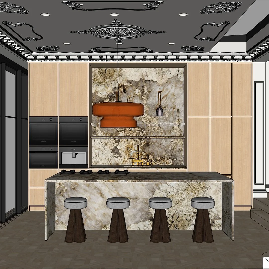 Your design, made clear!

We worked closely with Tom @49_rg to turn his ideas for a kitchen, pantry, and dining area into crystal-clear 3D visuals.

Every detail is to scale - right down to the exact furnishings and finishes he plans to buy - so ther