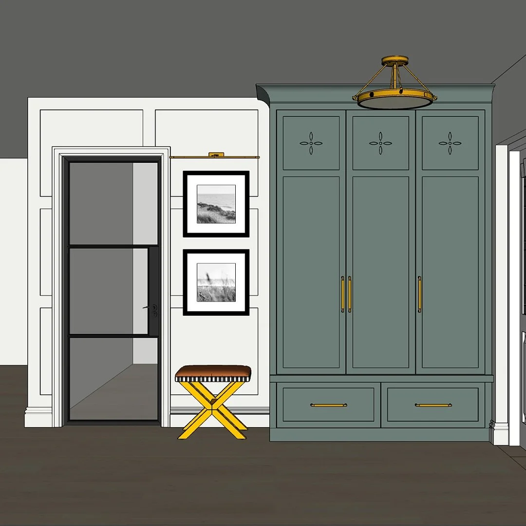 From concept to fully detailed drawings 📐🔨

Here&rsquo;s two options for a fitted hallway storage unit, we worked from our clients sketch and provided to-scale visuals of the end result and details to pass on to their trades for manufacture! Let us