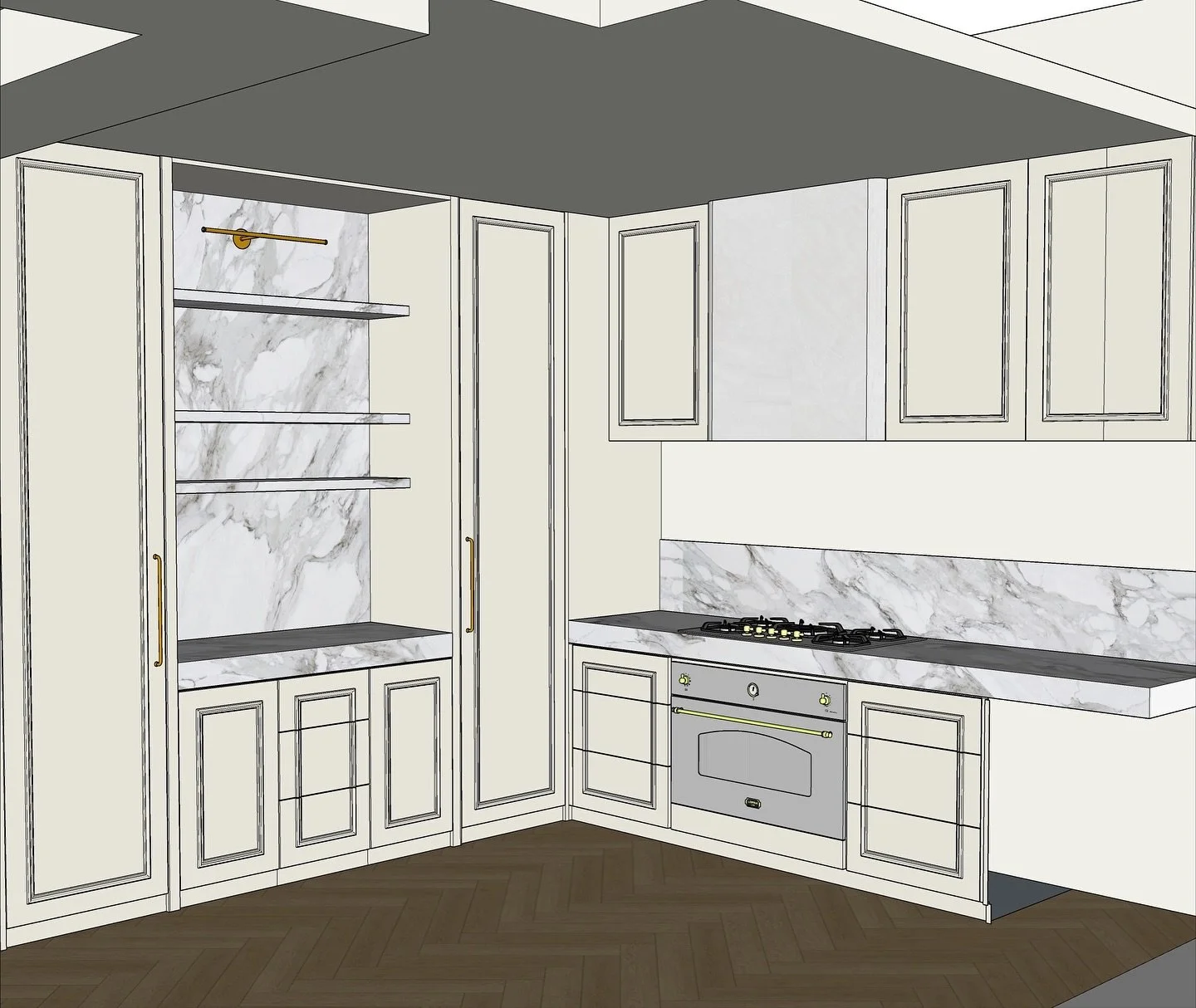 We recently helped a homeowner in Dubai with their kitchen renovation. By removing a wall, they opened up the space, giving the kitchen some additional storage, a breakfast bar and allowing more natural light into the room.

Swipe through to see init