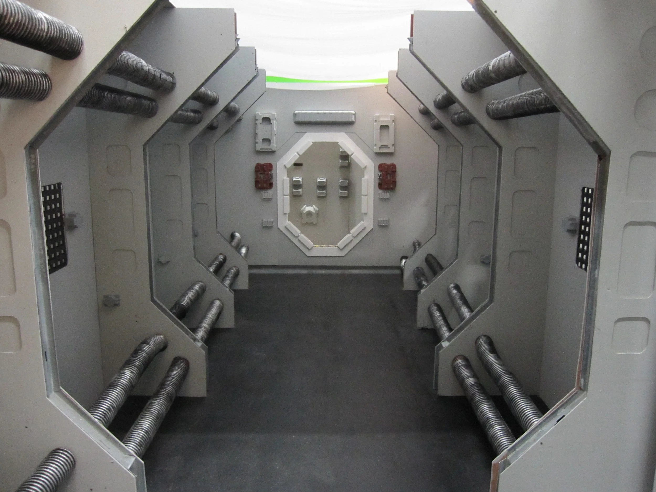 Hospital ship air lock.