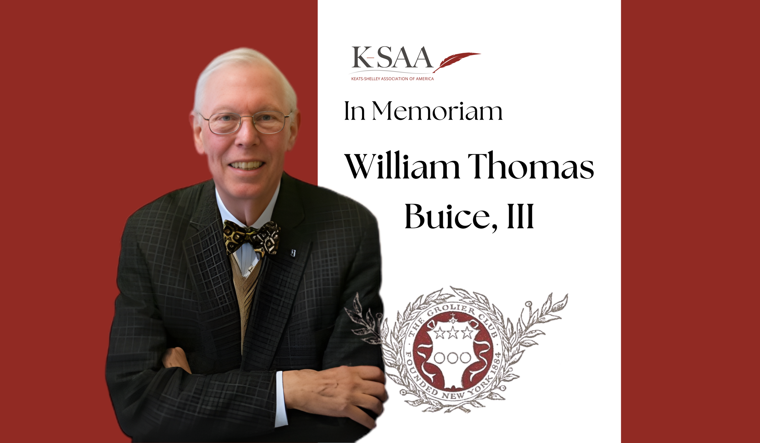 In Memoriam for Bill Buice