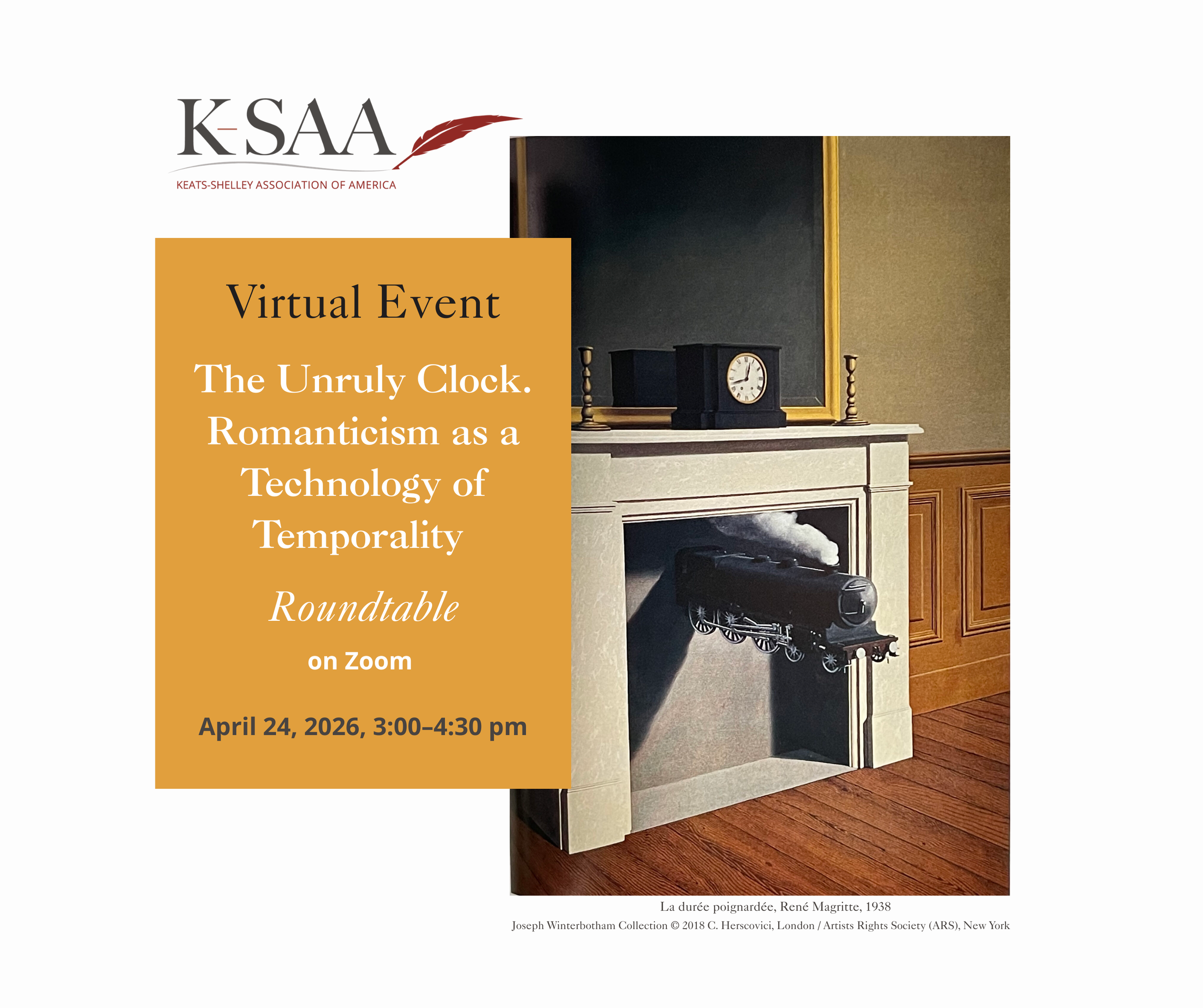 The Unruly Clock. Romanticism as a Technology of Temporality Roundtable