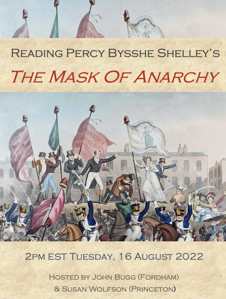 Reading Percy Bysshe Shelley’s “The Mask of Anarchy” — KSAA
