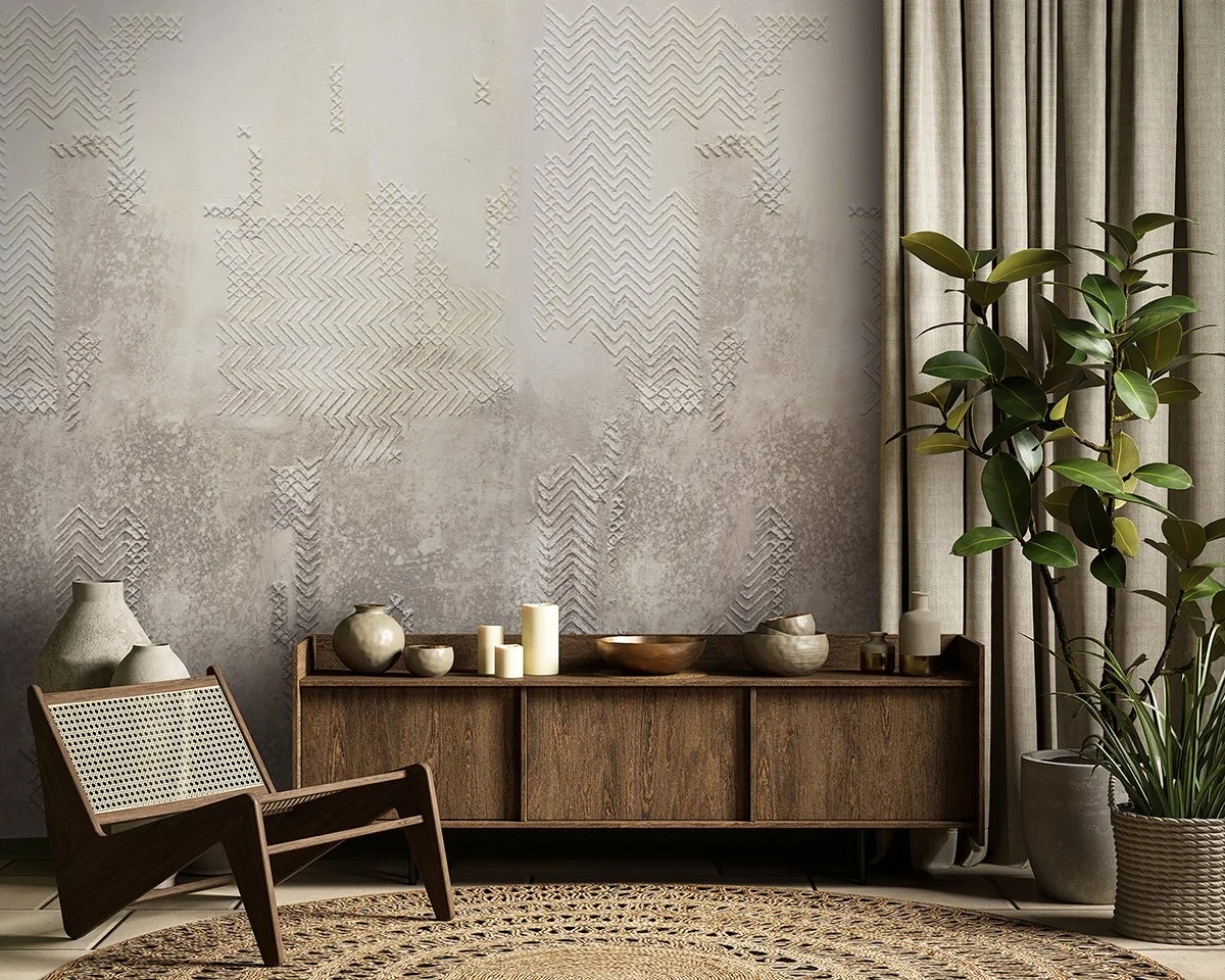 JV-3 White Mended Painting