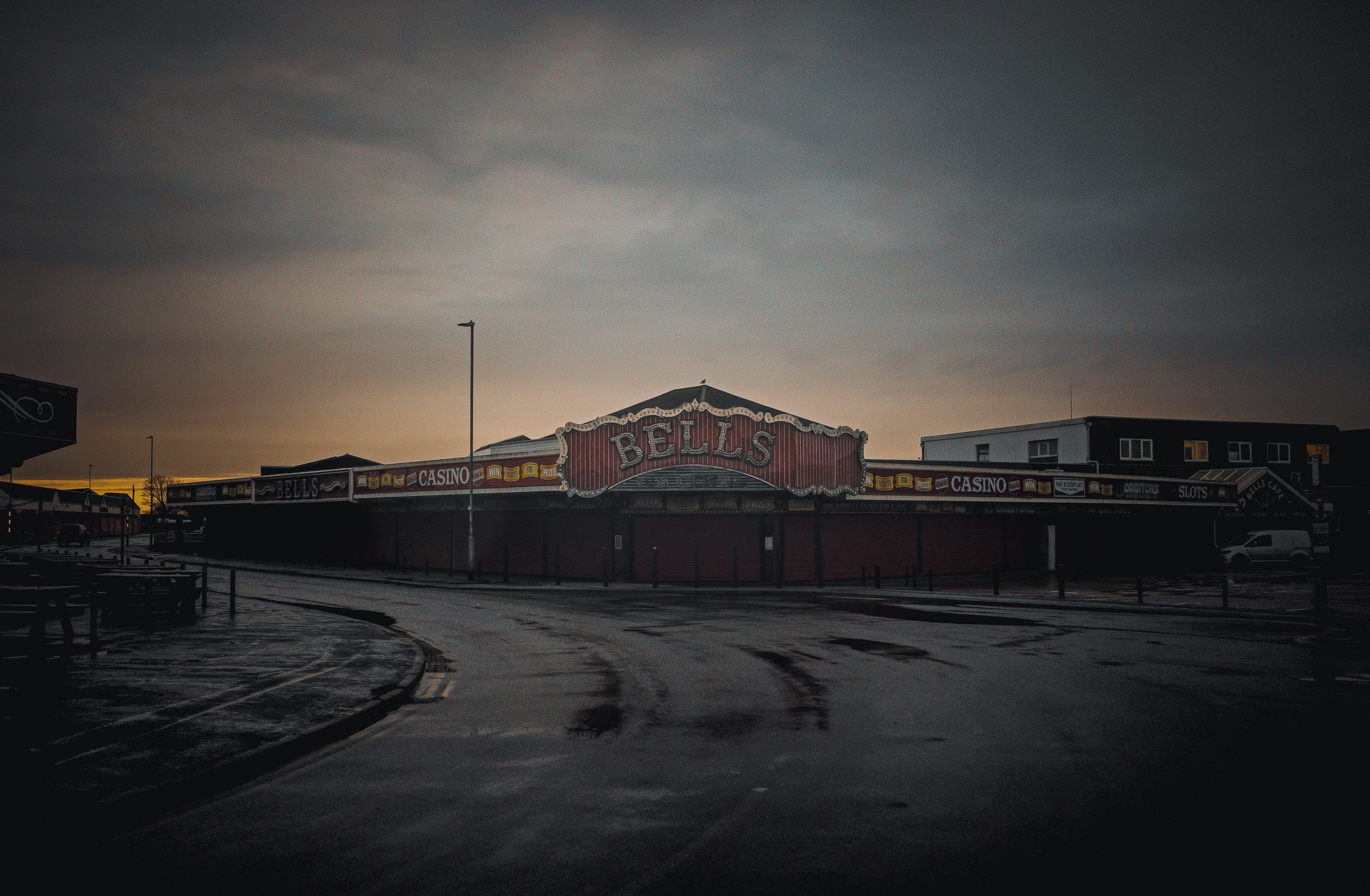 British Seaside Towns in winter - 1 Ingoldmell, Lincolnshire. 