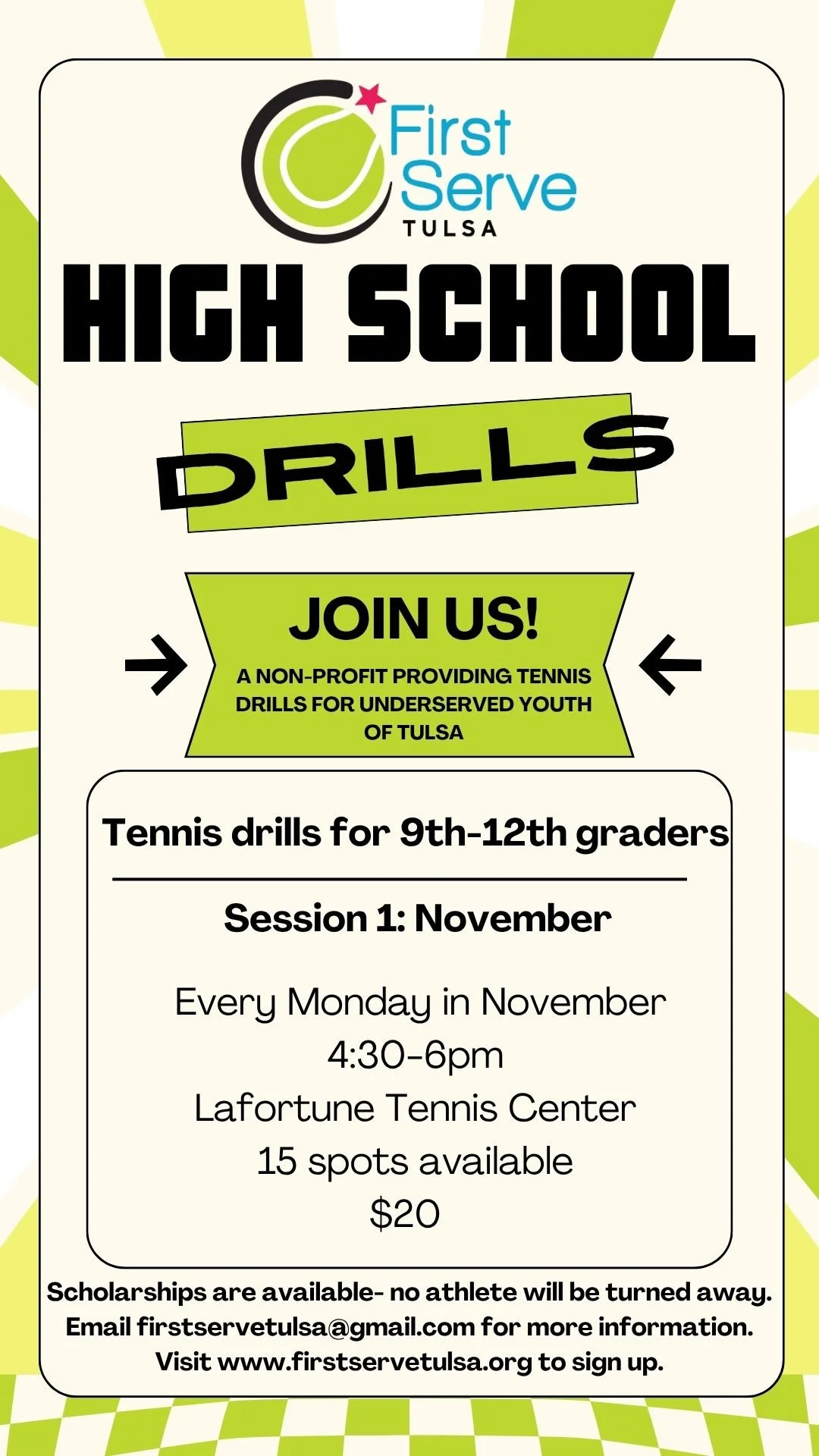 High School Winter Drills- November '25