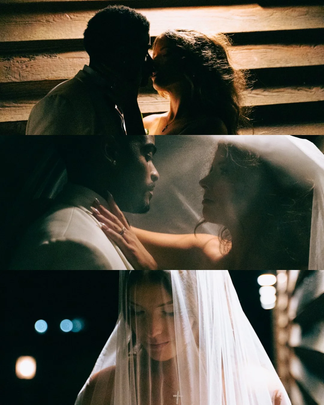 A couple shares an embrace in the shadows, preserved with the depth of Uluwatu wedding photography.