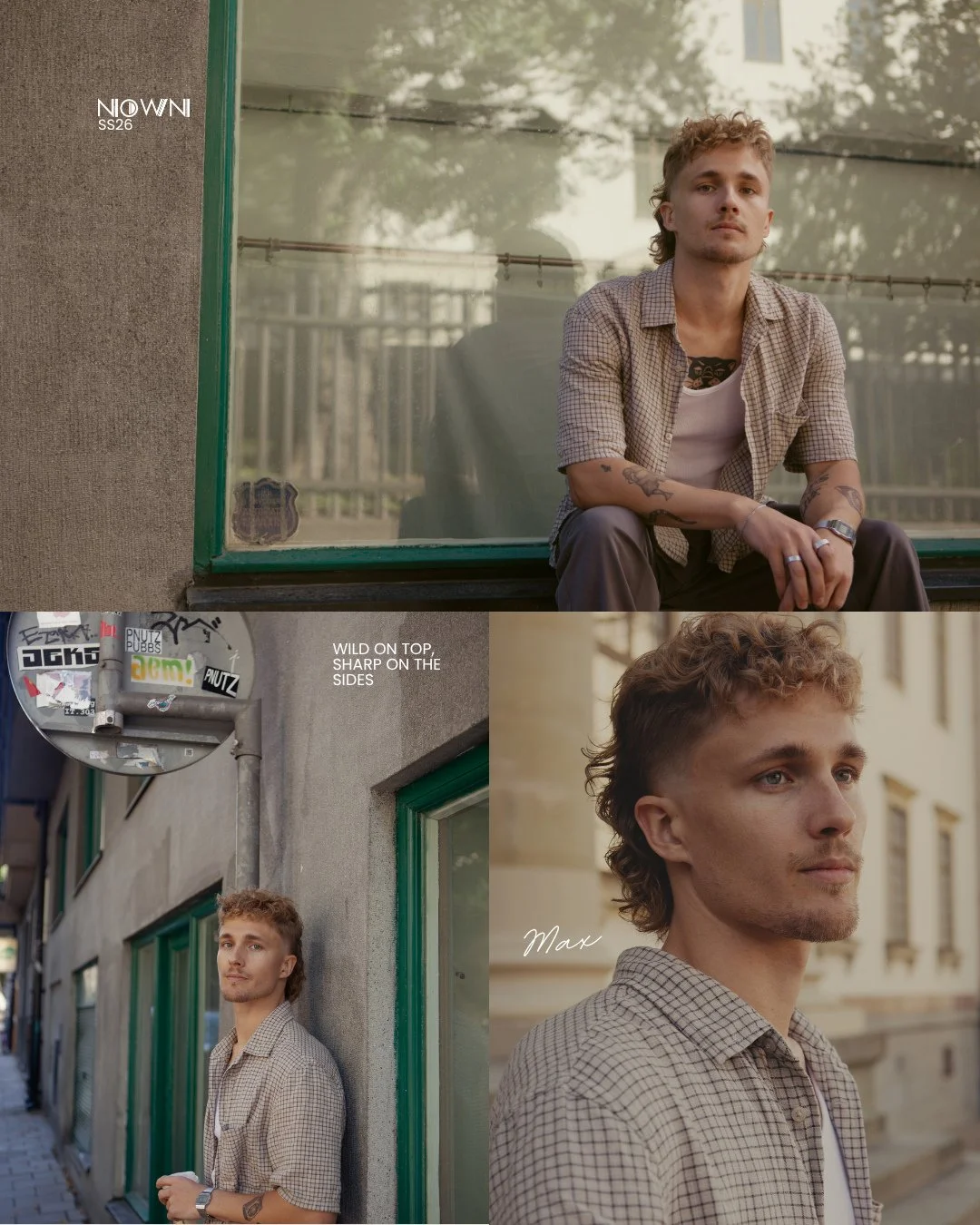 SS26 Max ⚡⁠
Wild on Top, Sharp on the Sides

The modern mullet &mdash; wild on top, clean on the sides.⁠ Texture meets structure for a look that&rsquo;s bold, easy, and unapologetically cool.