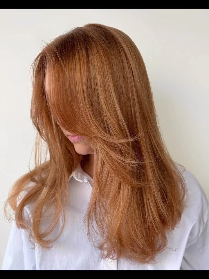 Copper dreams for summer ✨🧡
Fresh highlights, toner &amp; a soft cut.

The perfect sun-kissed copper glow✨