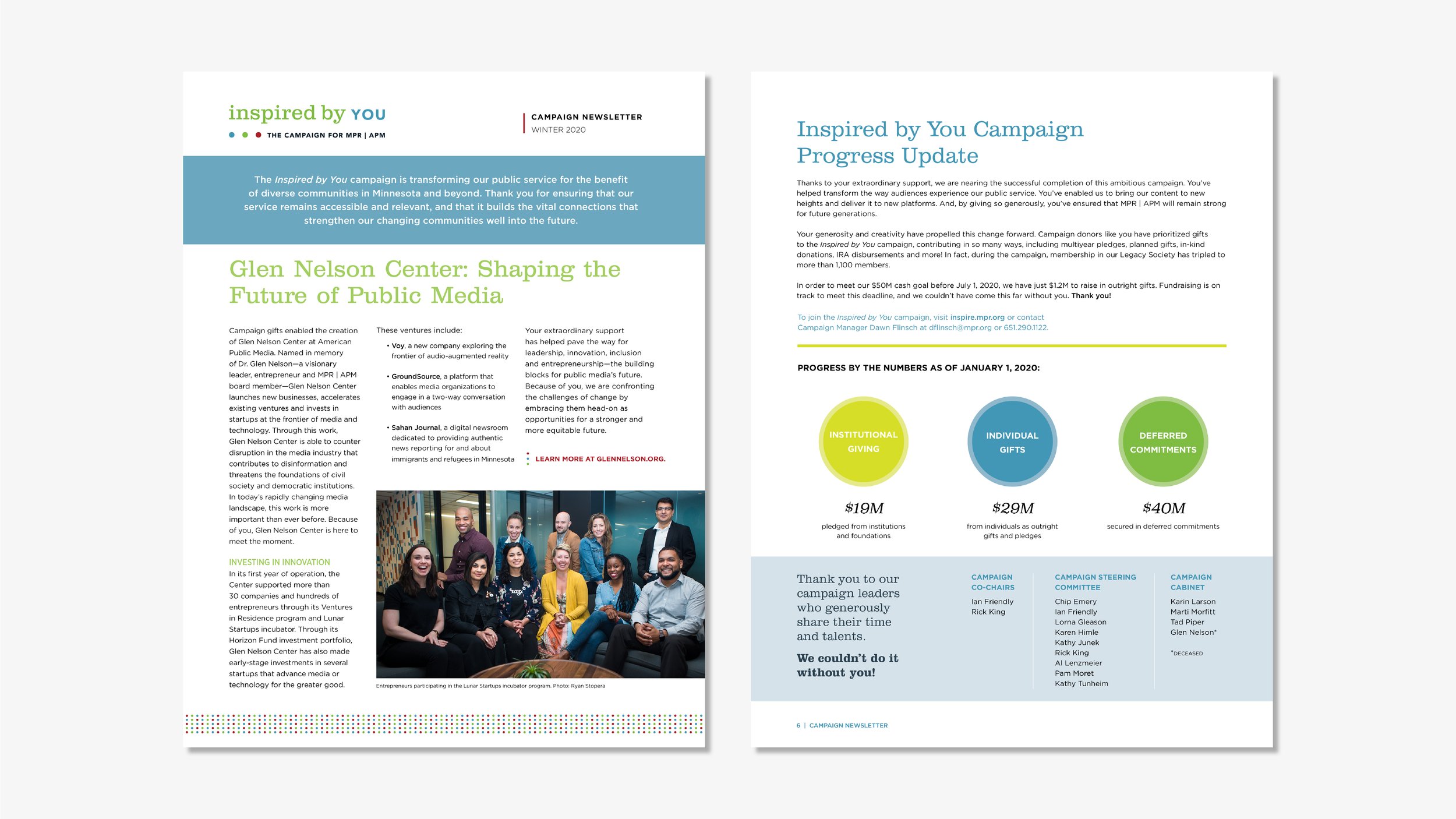 National Fundraising Campaign Newsletter