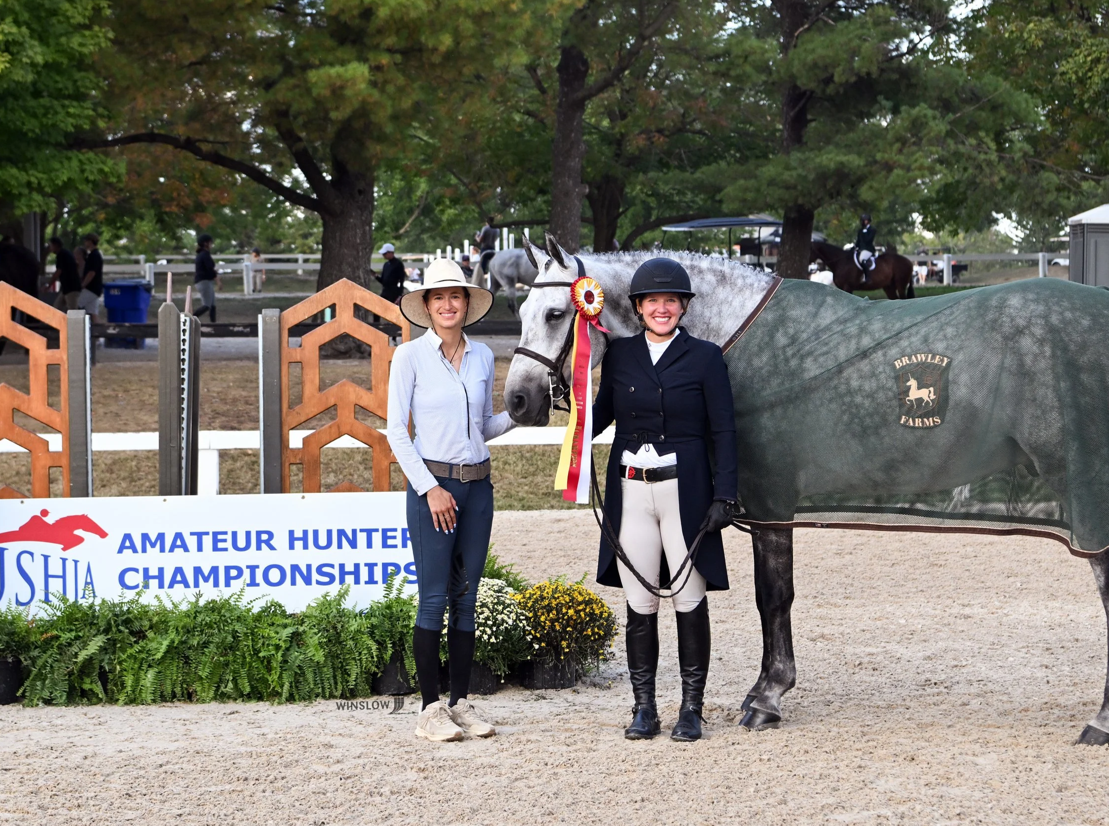 Brawley Student Shannon Santos winning Overall Reserve Champion Low Adult Amateur at Amateur Hunter Finals