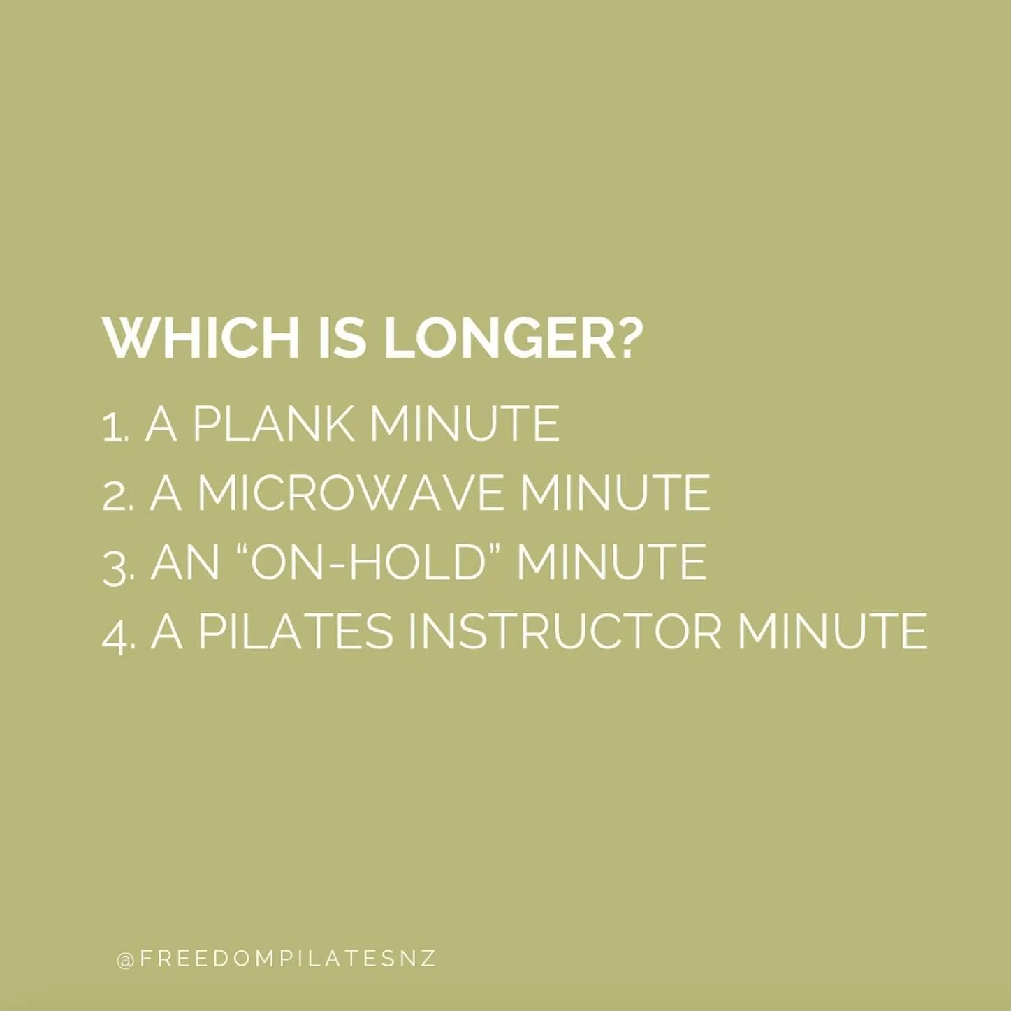 🤣 which one are you picking?! we&rsquo;re struggling between 1 and 4 😩⁠
⁠
⁠
📝 @freedompilatesnz⁠
⁠
#Lumos&nbsp;#LumosFitness&nbsp;#PhillyYoga&nbsp;#PhillyPilates #PhillyYogis&nbsp;#BarreBabes #Fairmount #SpringGarden #ArtMuseumArea #BodyPositiveFi